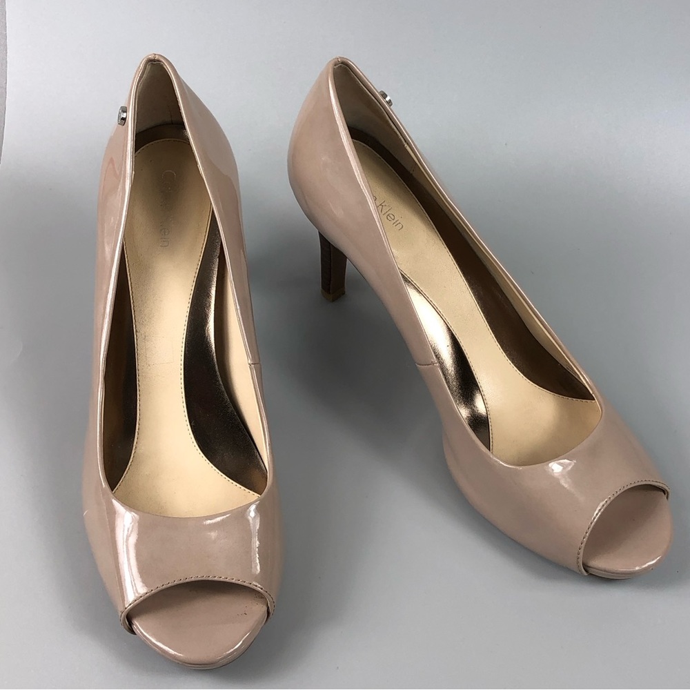 Calvin Klein Kyle Women’s Open Toe Pump Heels Size 10M